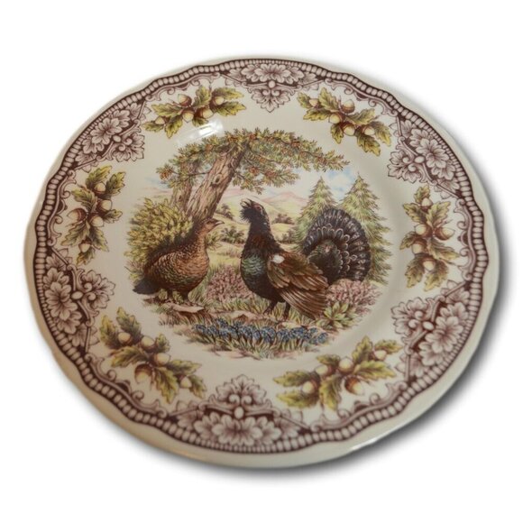 Royal Stafford Game Birds Collectible Plate With Nature Scene Set x 6 - NEW - Picture 1 of 3
